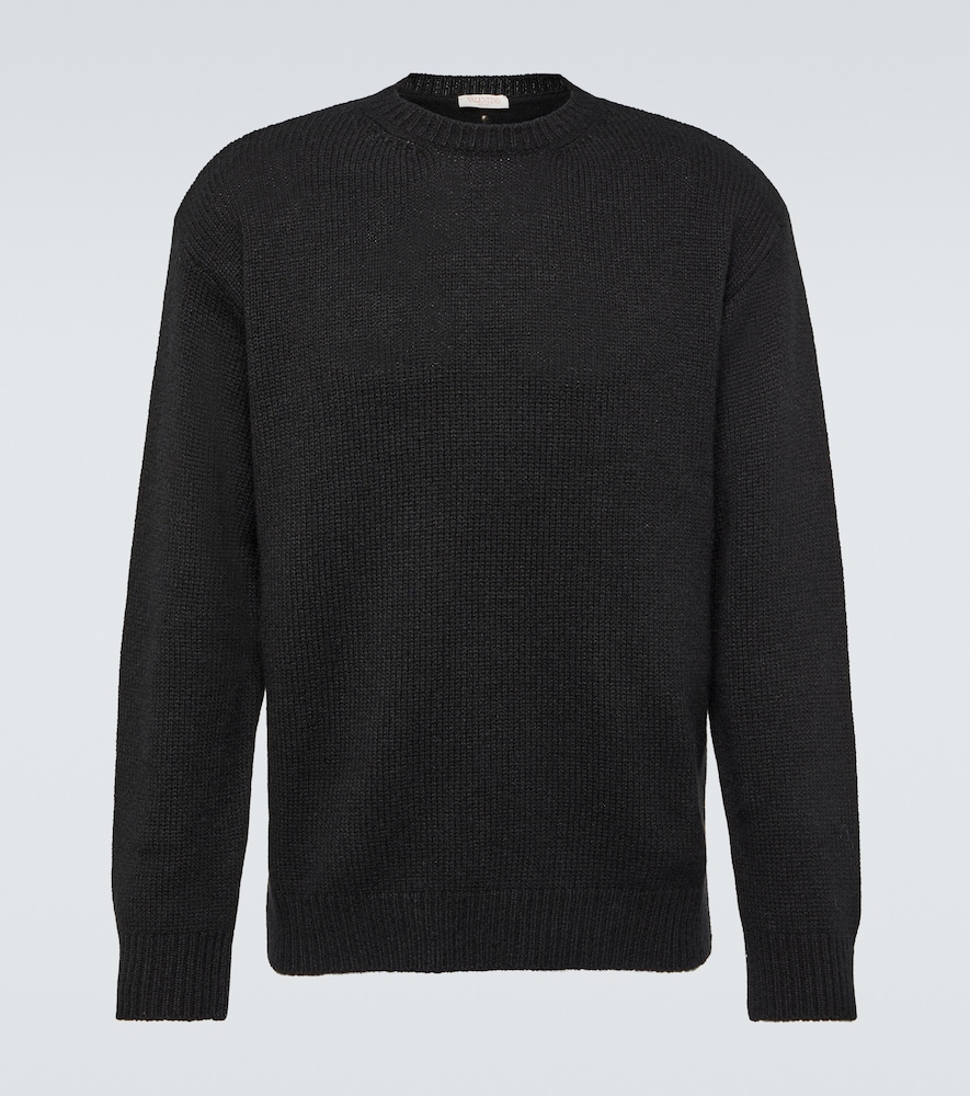 Valentino Men's Black Cashmere Sweater UK Size 42 - Mytheresa