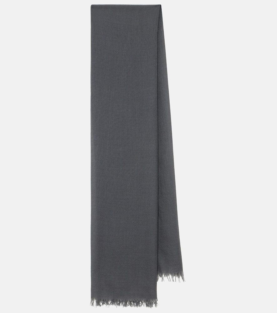 Cashmere and silk scarf