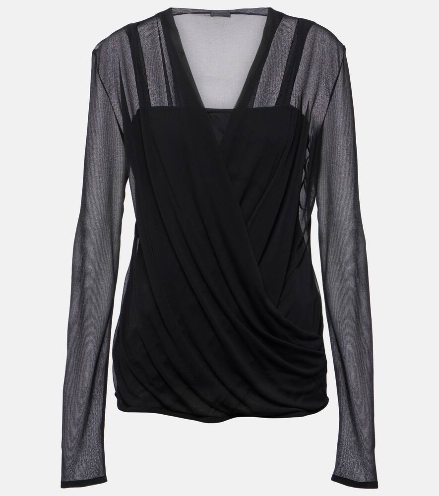 Givenchy Draped jersey blouse