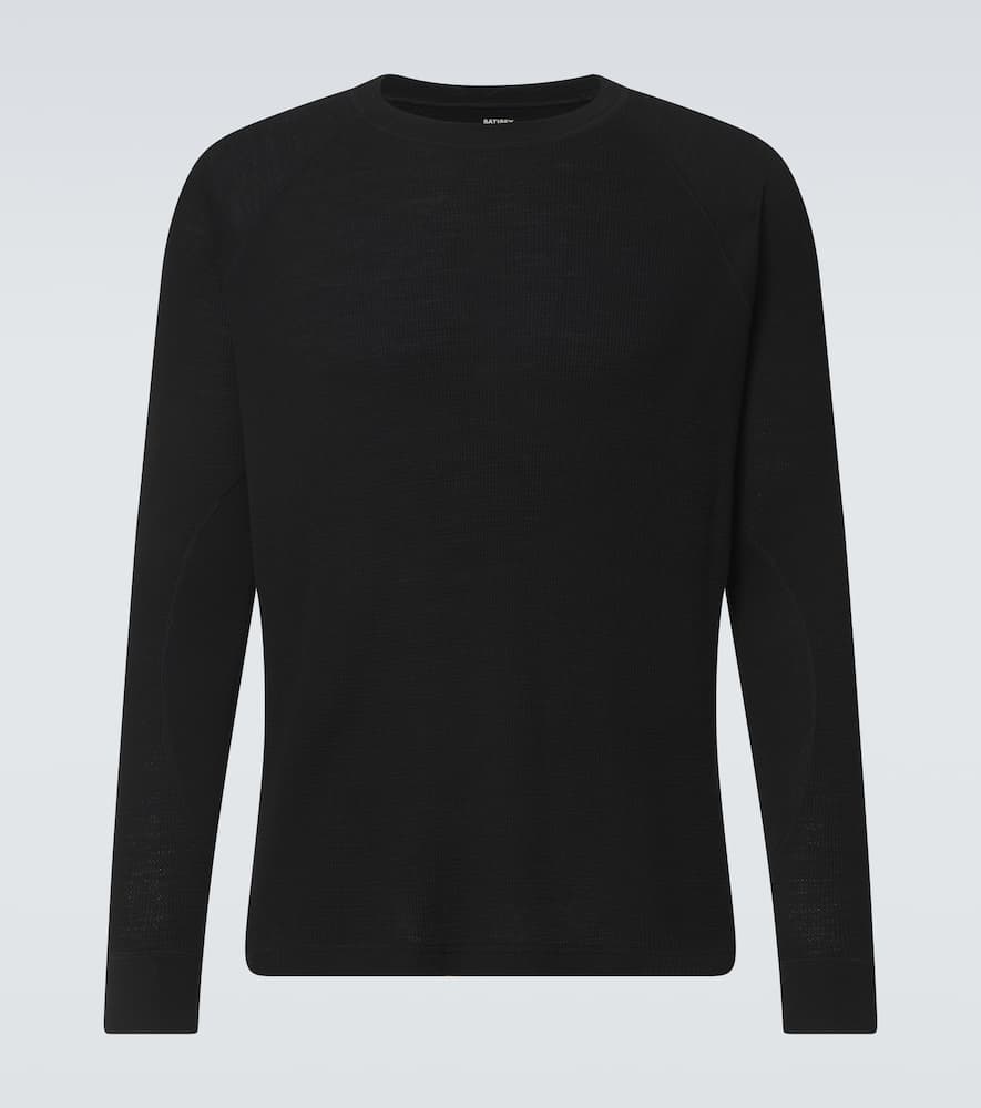 Satisfy Waffle-knit wool sweater