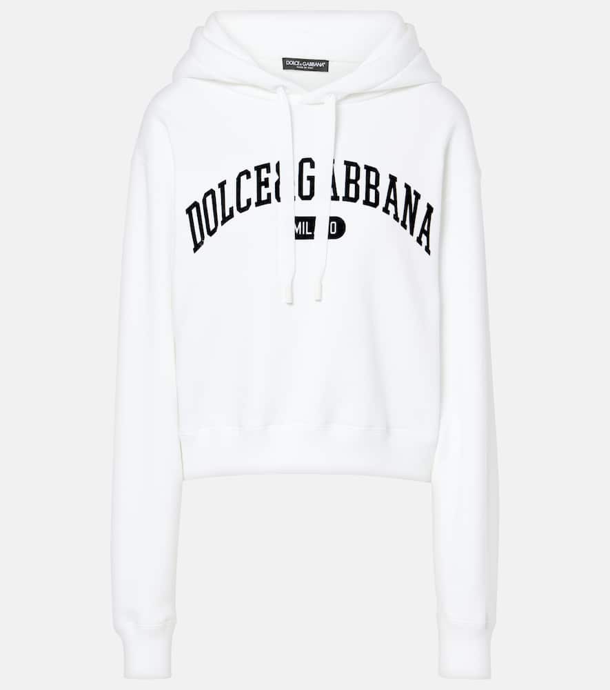 Logo cotton hoodie