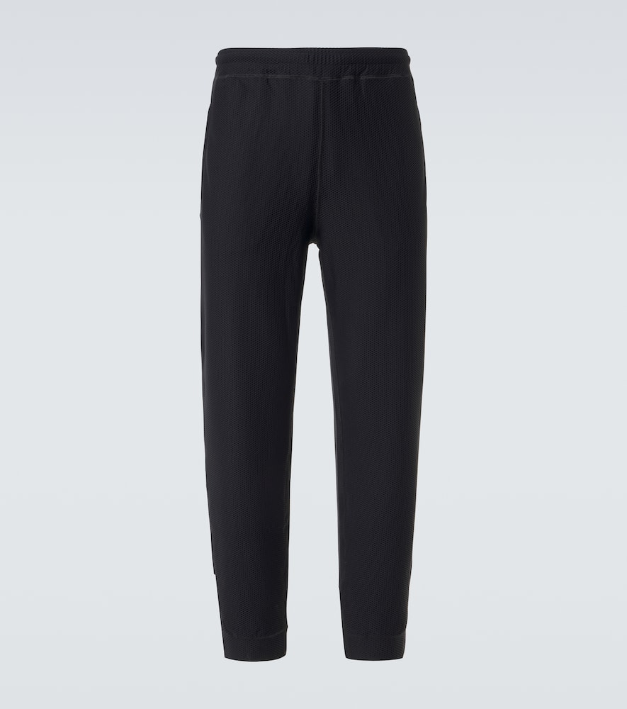 Giorgio Armani Knitted Sweatpants In Black