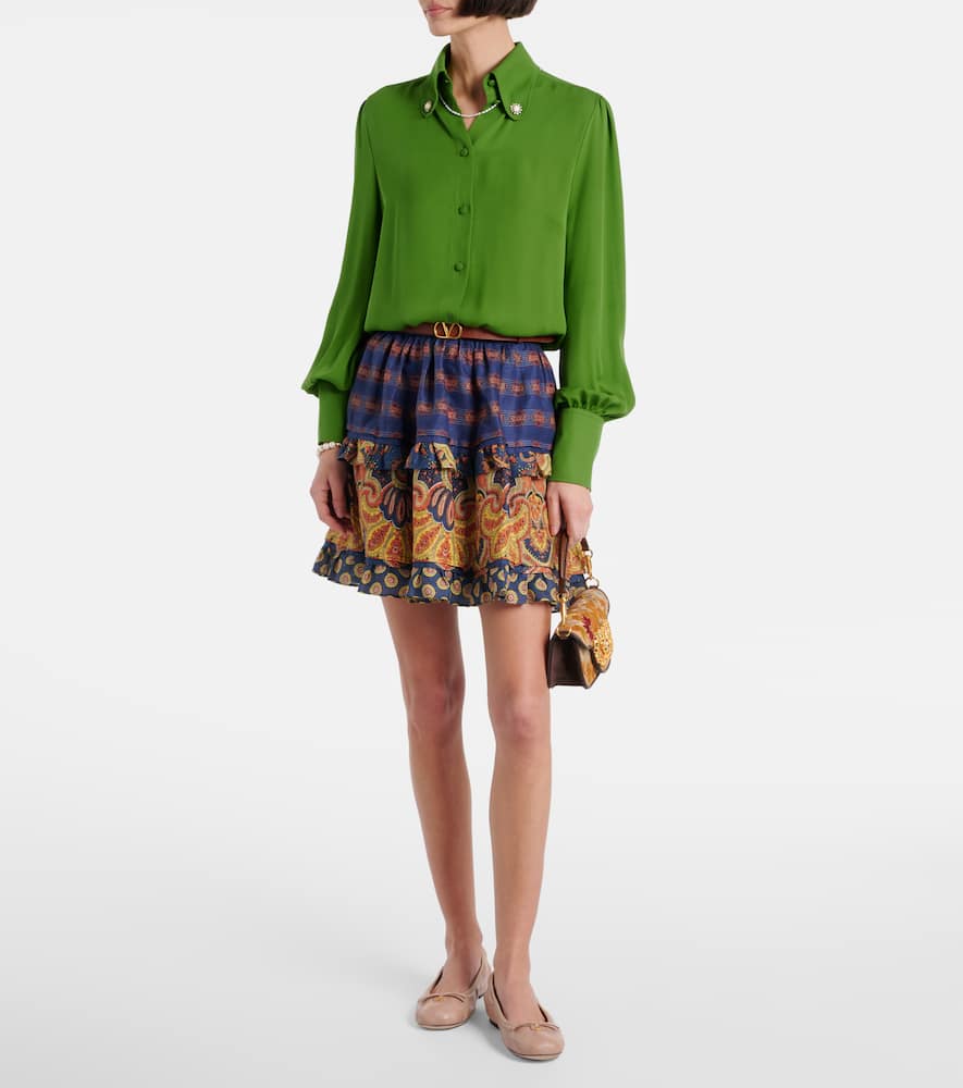 Valentino Garavani Quiltie Ballerina 67 In Quilted Nappa Leather Woman Rose Cannelle 42 In Orange
