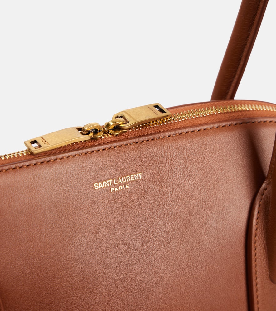 Saint Laurent Sac De Jour Leather Tote Bag In Brown