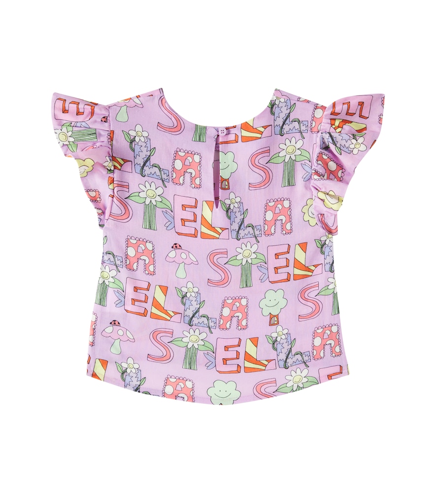  Stella Mccartney Kids Stella Mccartney Kids Top Aus Baumwolle 