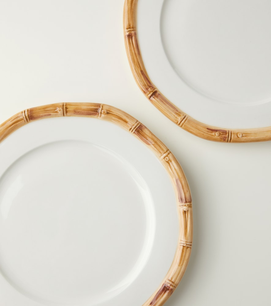  Les-ottomans Les-ottomans Set Bamboo Aus Vier Desserttellern 