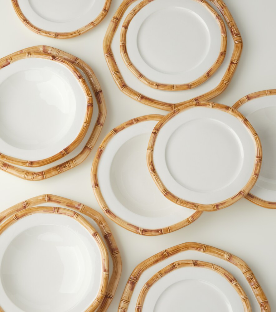  Les-ottomans Les-ottomans Set Bamboo Aus Vier Desserttellern 