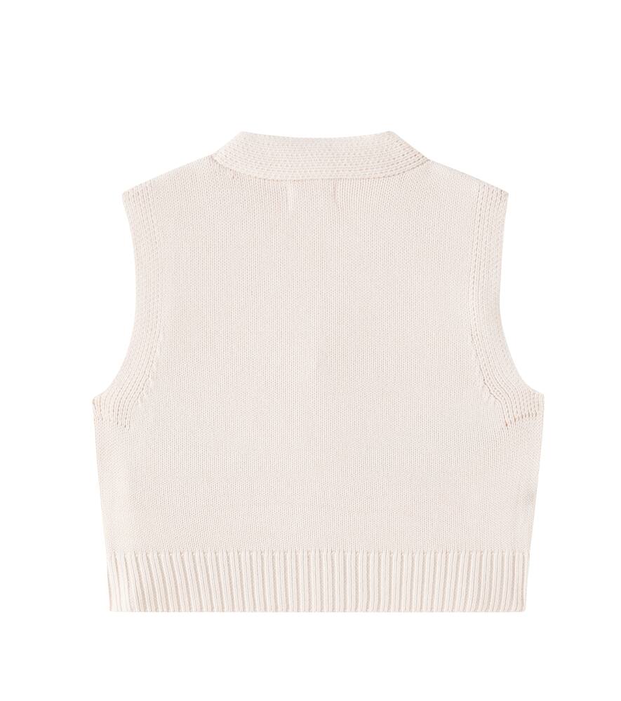 TINYCOTTONS STRAWBERRIES COTTON SWEATER VEST