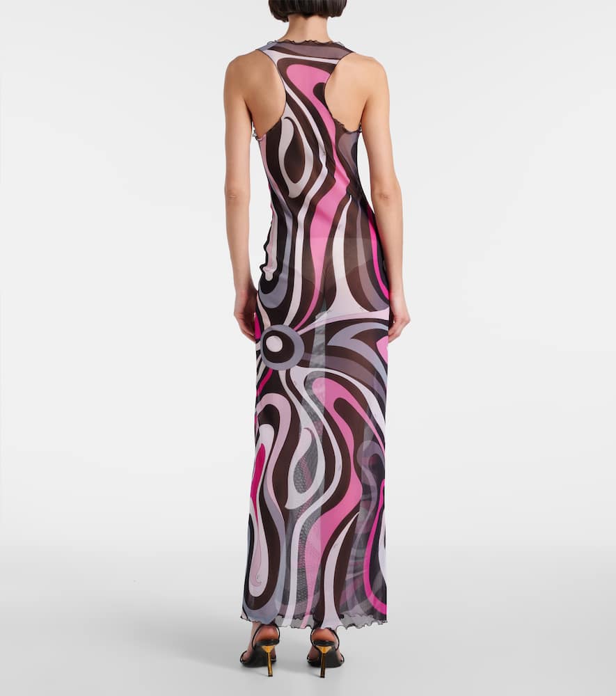 Pucci Long Dress Woman In Multicoloured