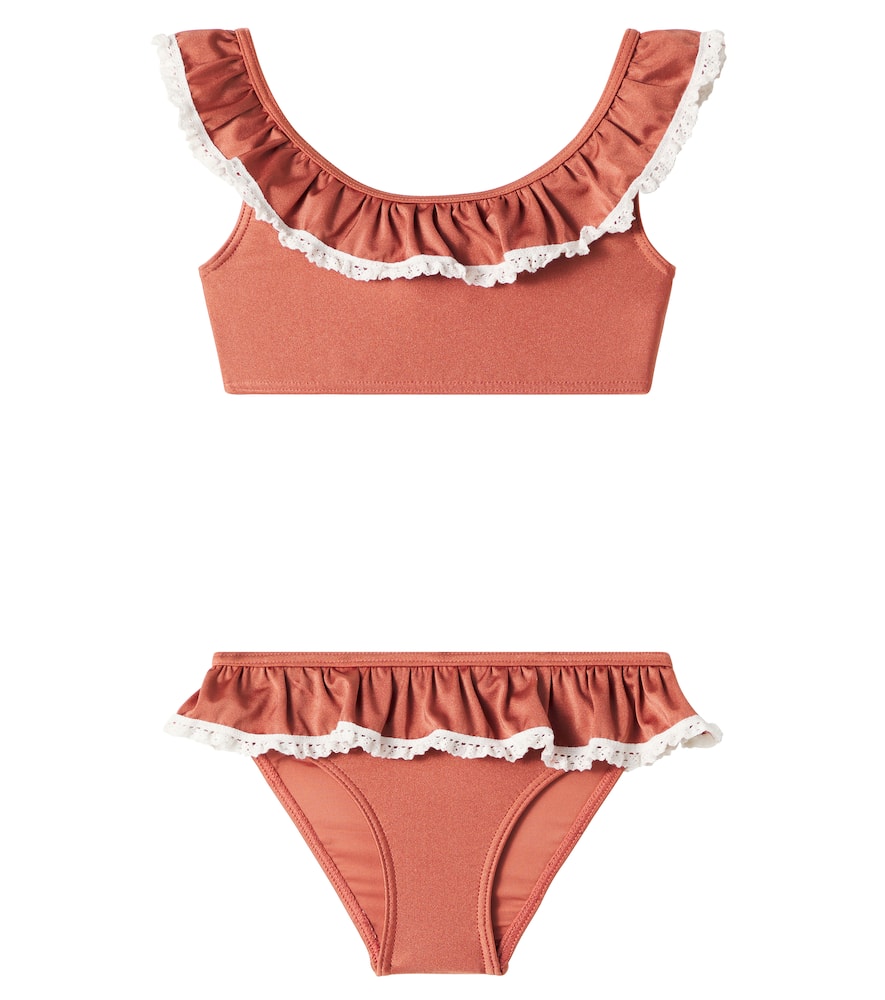Rylee + Cru Margot lace-trimmed bikini