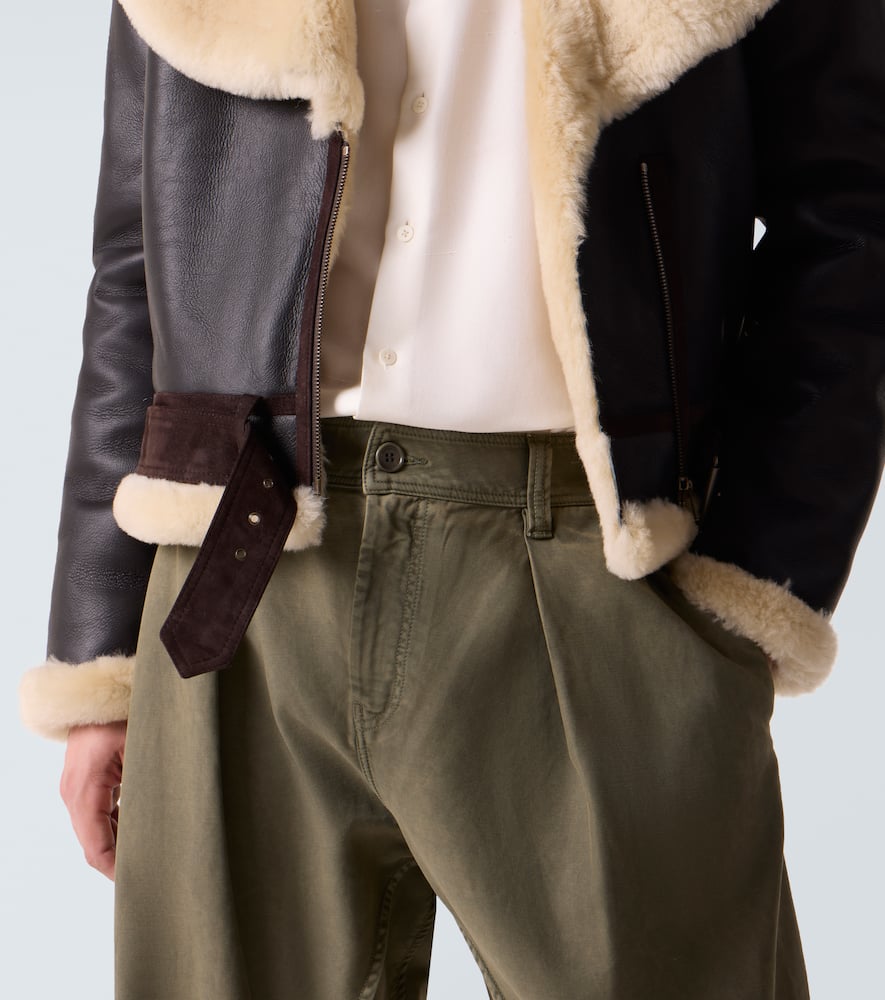 Jw Anderson Seam Trousers Twisted Seams In Green
