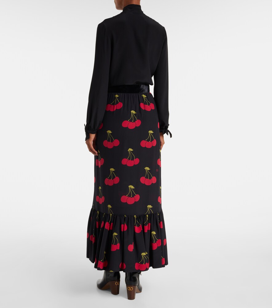 Silk Maxi Skirt