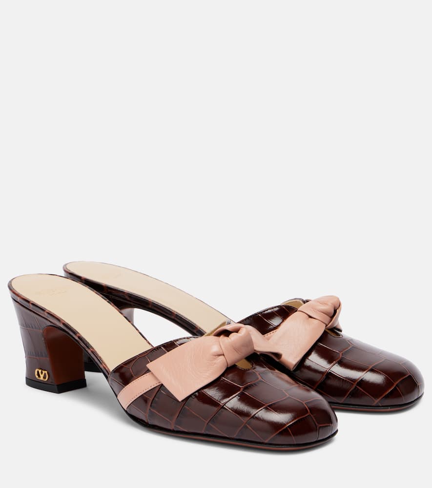 Knotty 60 leather mules