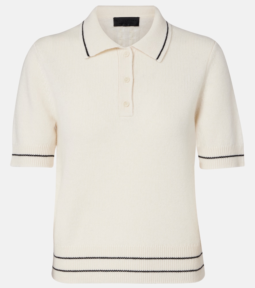 Nili Lotan Carline cashmere polo shirt