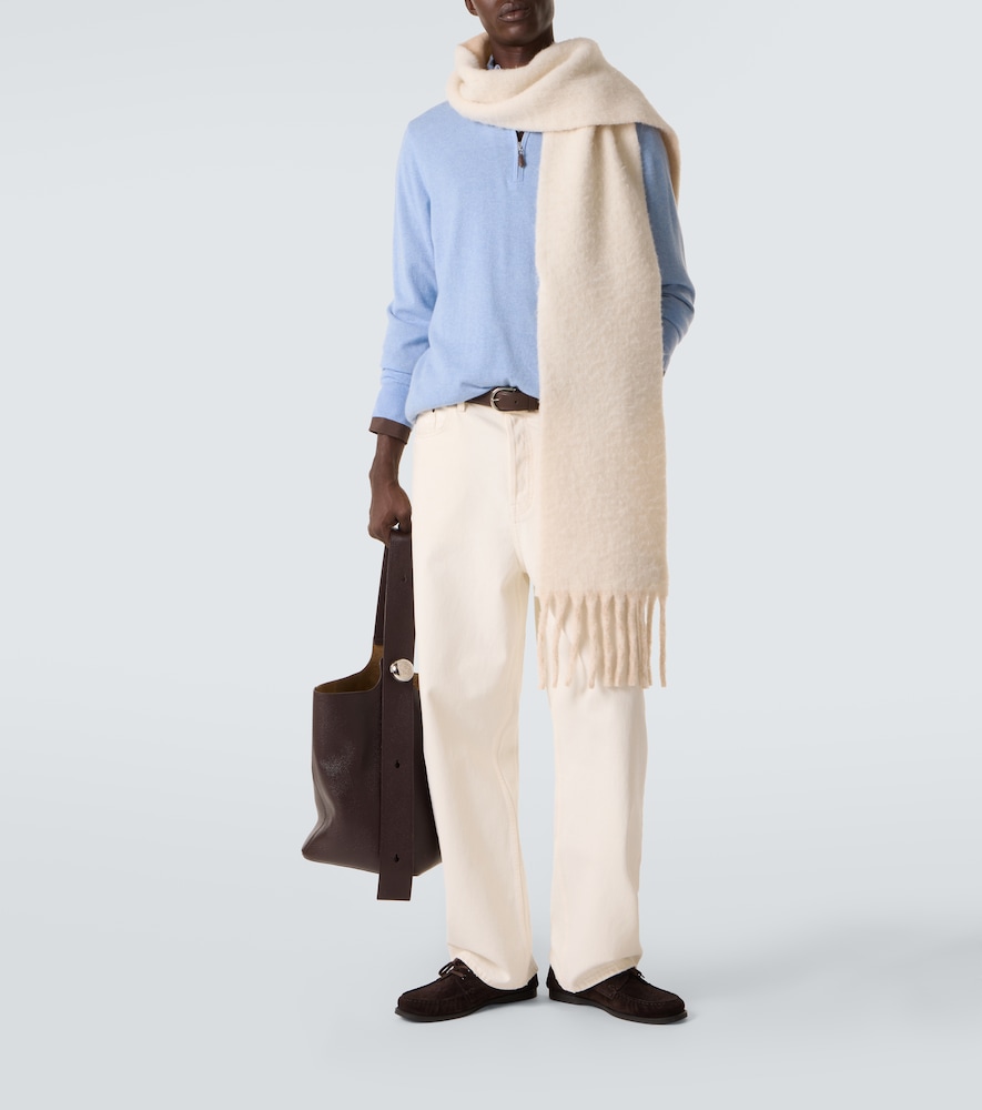  Arch4 Arch4 Mr Fenchurch Cashmere Half-zip Sweater 