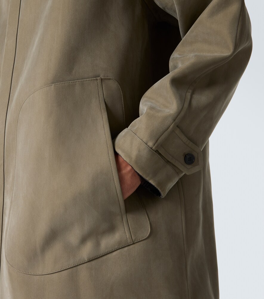  The Row The Row Palo Reversible Wool And Silk Car Coat 