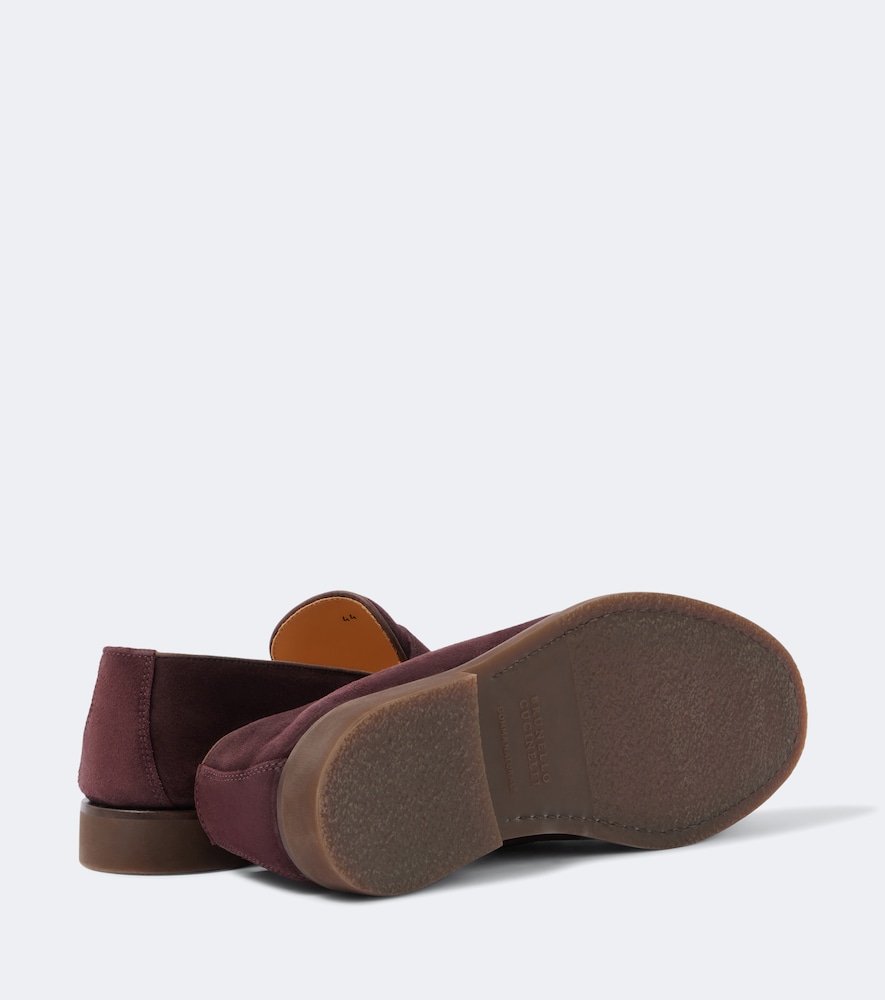 Suede Penny Loafers