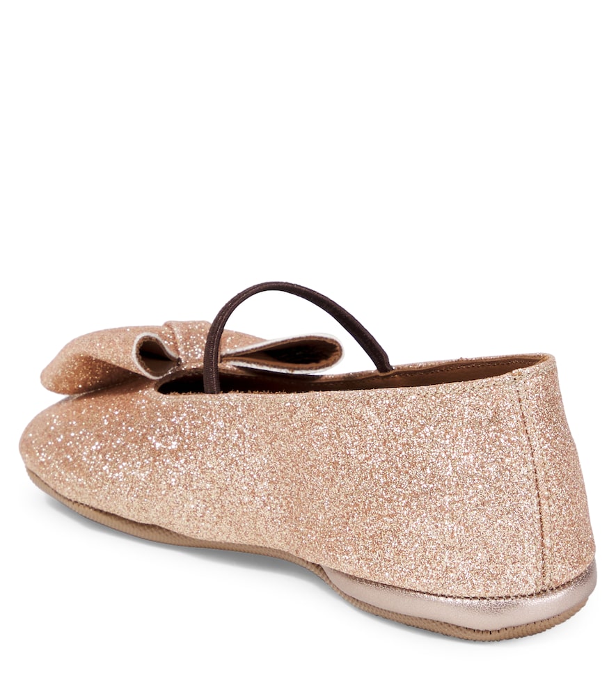  Pepe Pã¨pã¨ Bright Glitter Ballet Flats 