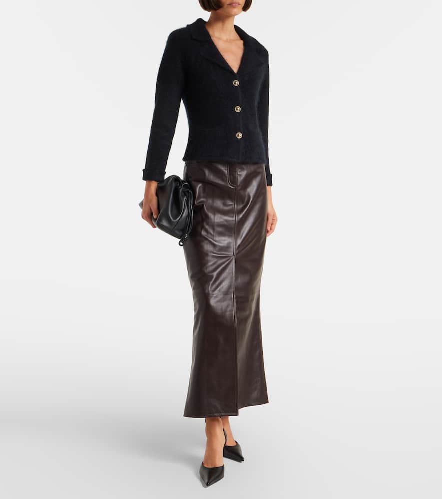Dorothee Schumacher High-rise leather maxi skirt