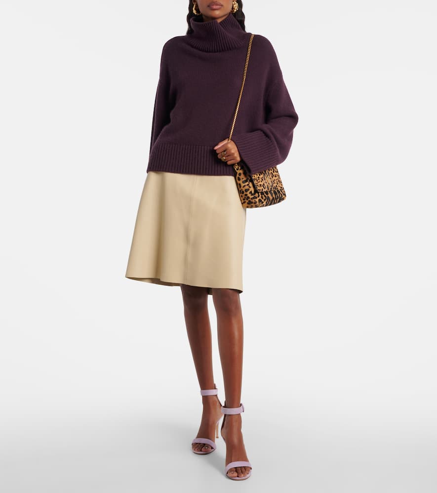 Gianvito Rossi Portofino 85 Suede Sandals In Purple