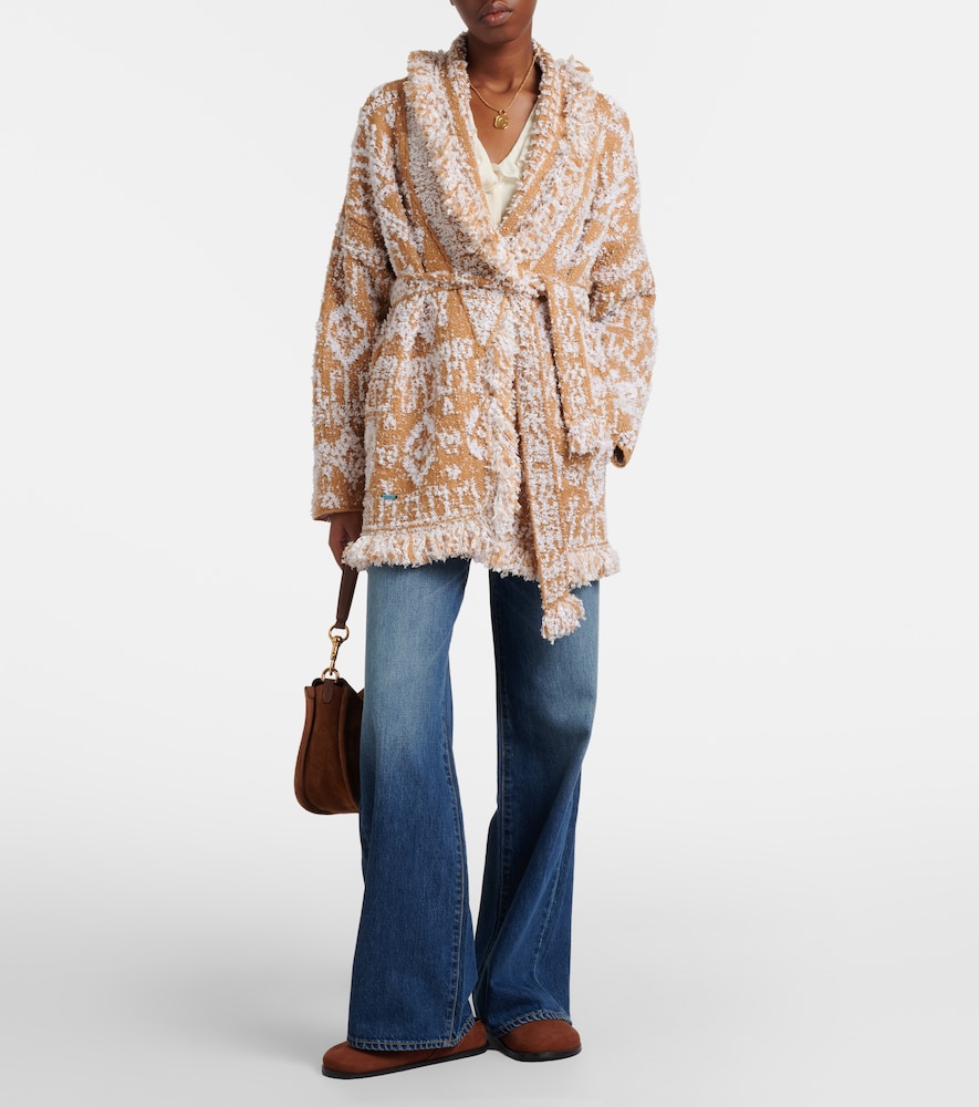 Alanui Send Beat wool-blend cardigan