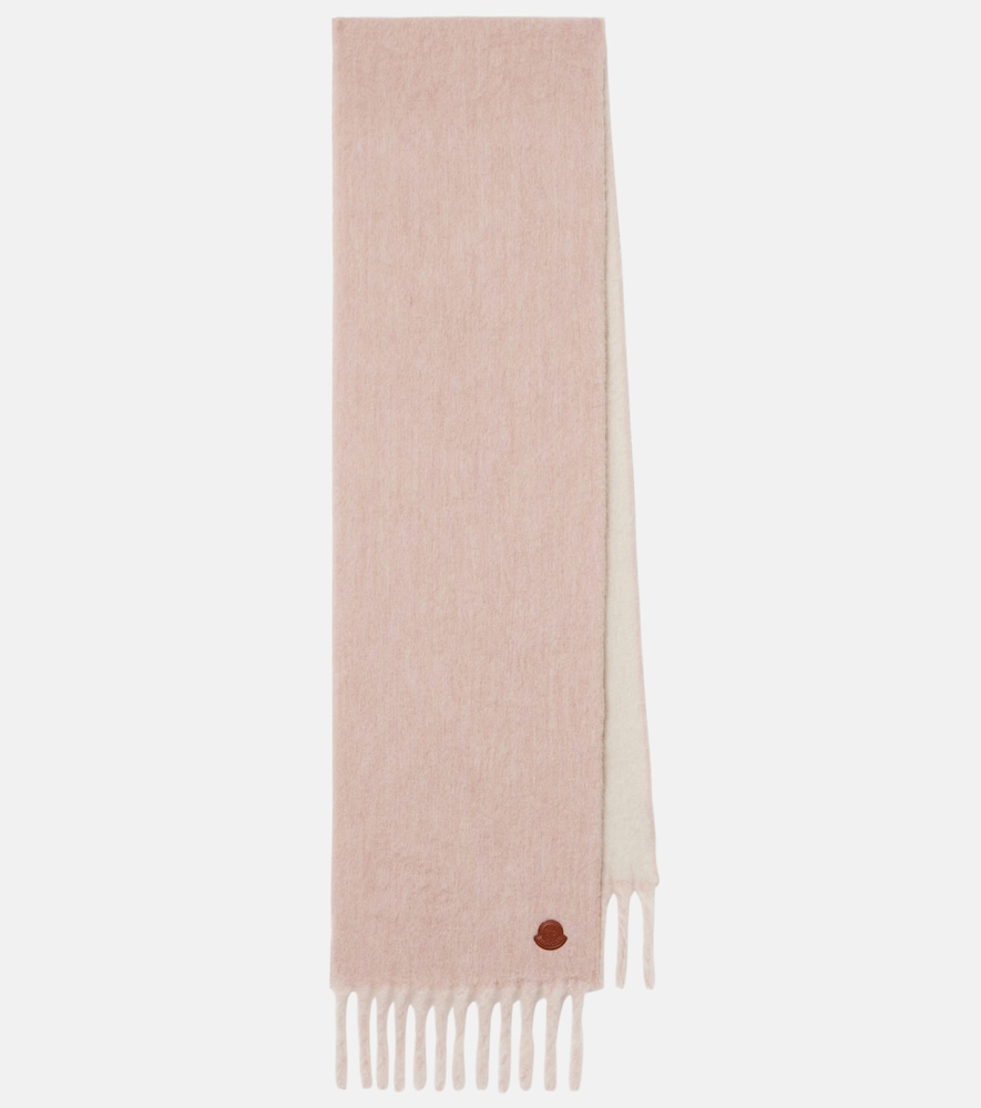 Moncler Alpaca and wool-blend scarf