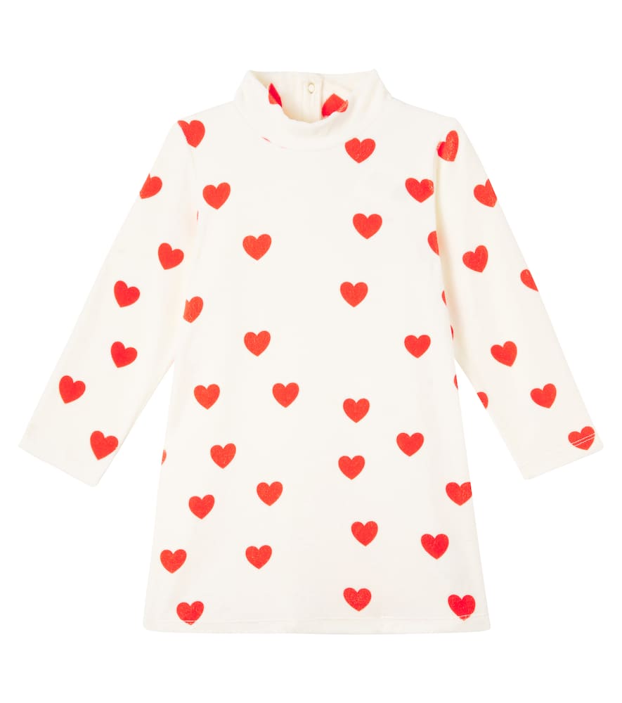 Mini Rodini Printed Cotton-blend Dress In Multi