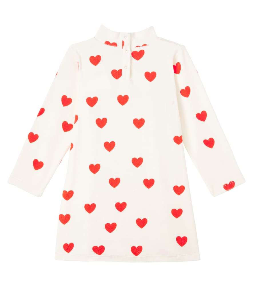 Mini Rodini Printed Cotton-blend Dress In Multi