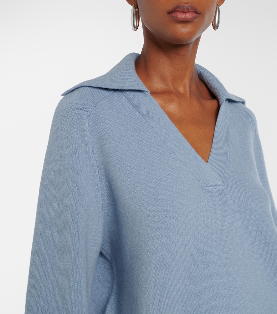  Vince Vince Wool And Cashmere-blend Polo Sweater 