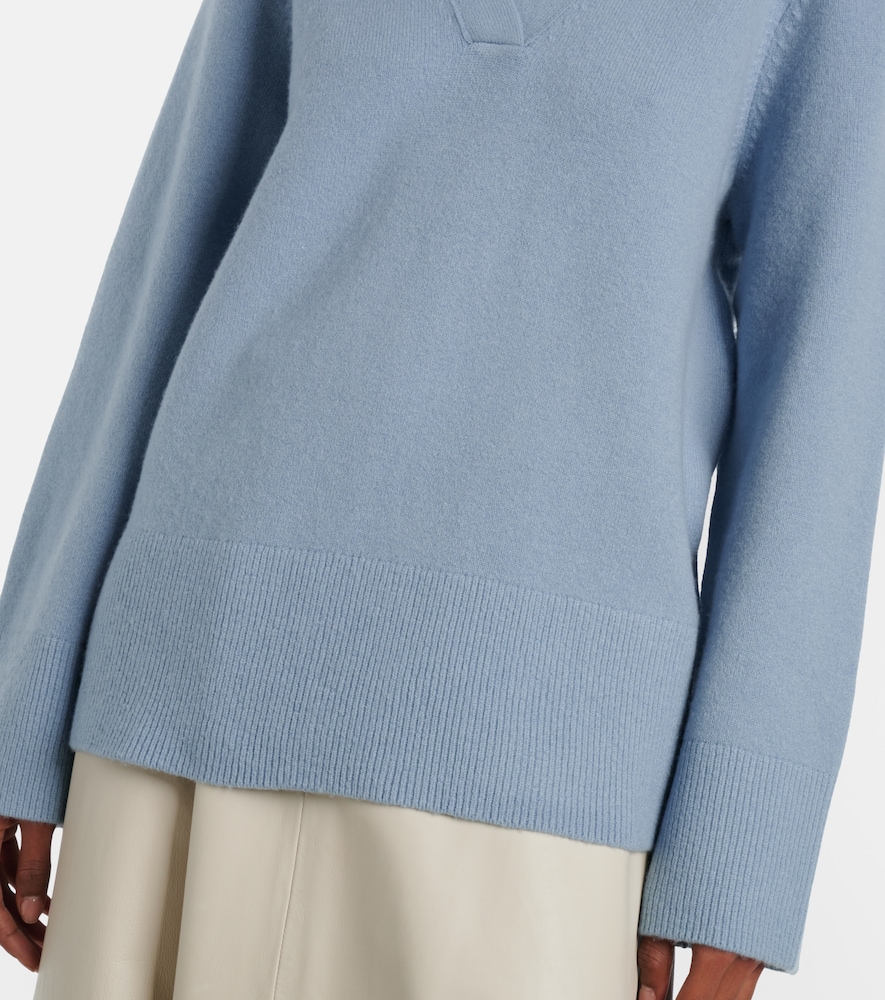  Vince Vince Wool And Cashmere-blend Polo Sweater 