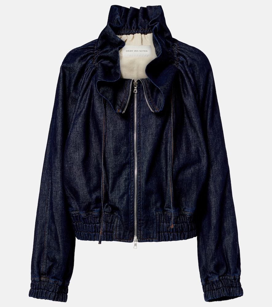 Dries Van Noten Dries Van Noten Denim bomber jacket　ドリス ヴァン ノッテン デニム ボンバー ジャケット