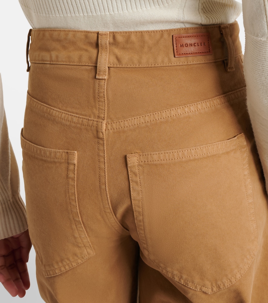  Moncler Moncler High-rise Wide-leg Jeans 