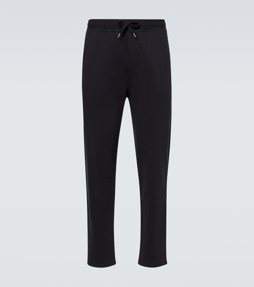Brunello Cucinelli Men's Black Cotton-Blend Jersey Sweatpants UK Size 38 - Mytheresa