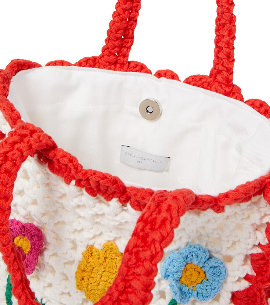  Stella Mccartney Kids Stella Mccartney Kids Tasche Aus Häkelstrick 