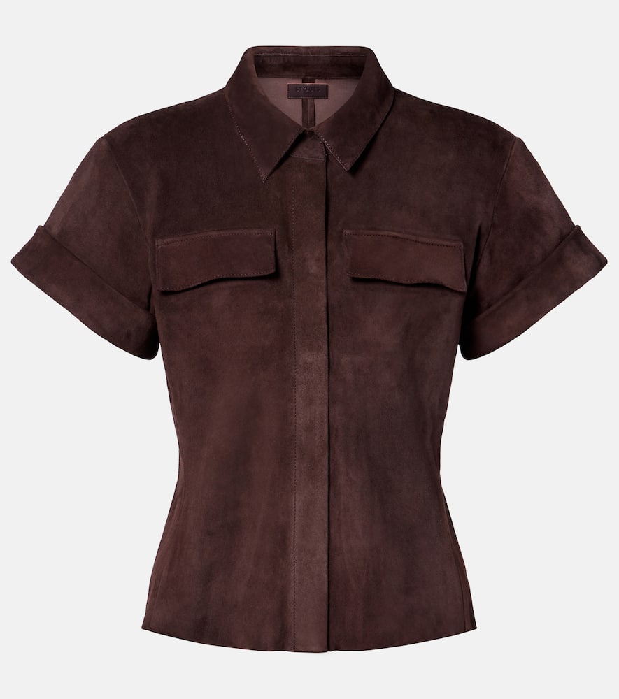 Stouls Miller Suede Shirt In Brown