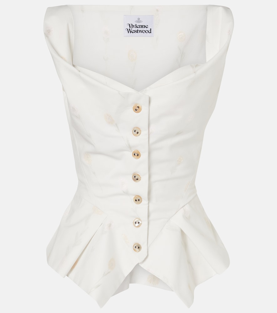 Vivienne Westwood Monday floral cotton-blend vest