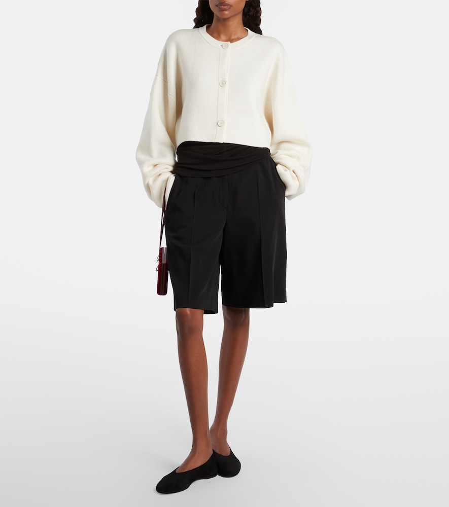  Toteme Toteme Cropped Wool-blend Cardigan 
