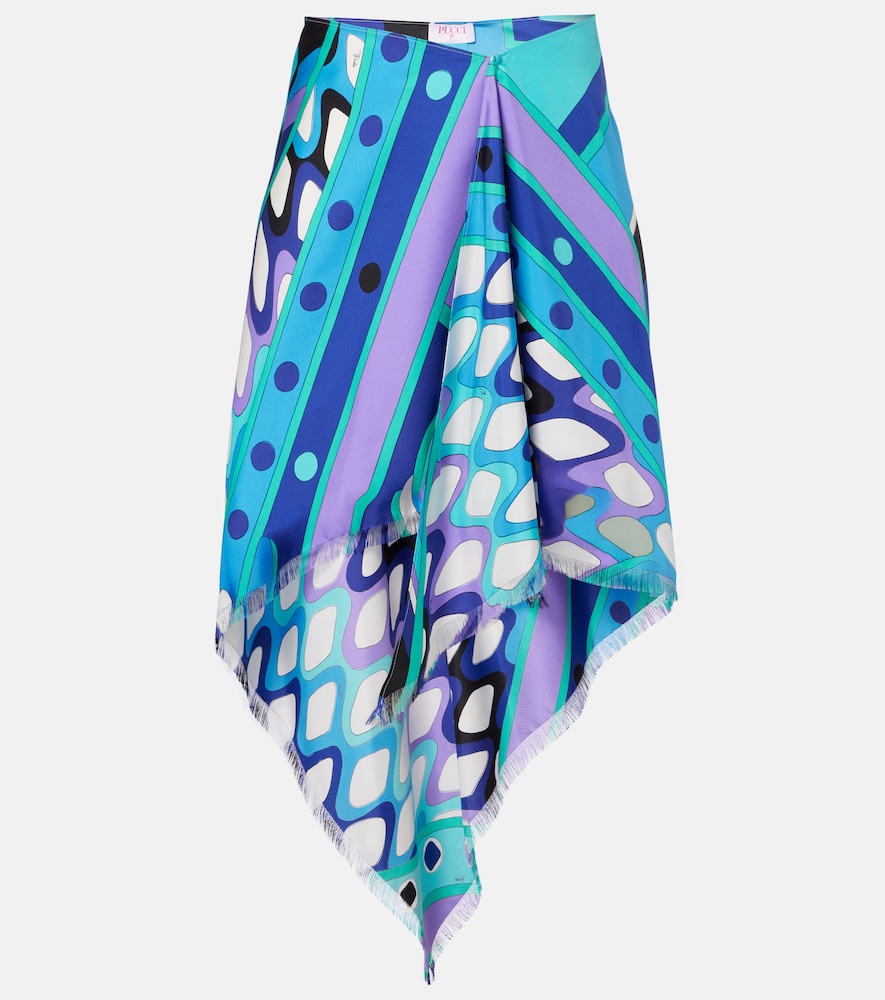 Midirock Vivara aus Seiden-Twill