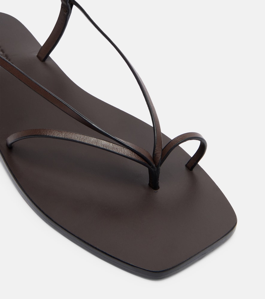Nolan Leather Thong Sandals