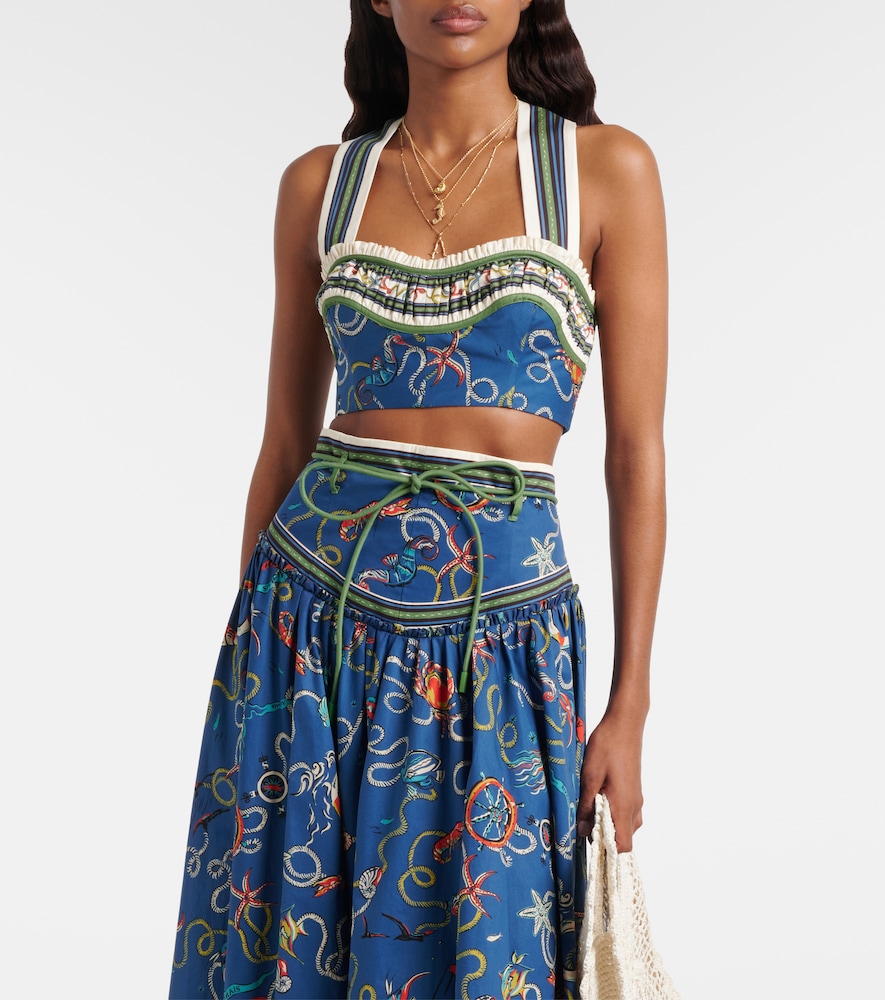  Alemais Alémais Cropped-top Cove Aus Baumwolle 