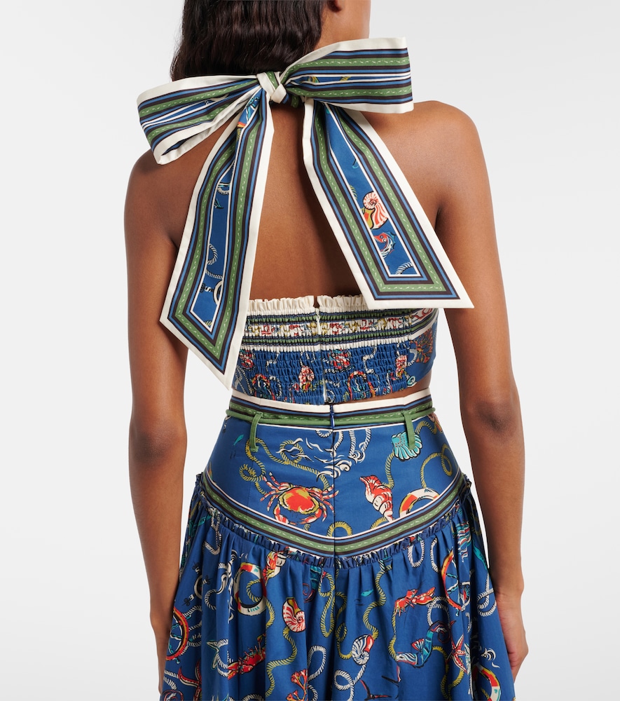  Alemais Alémais Cropped-top Cove Aus Baumwolle 