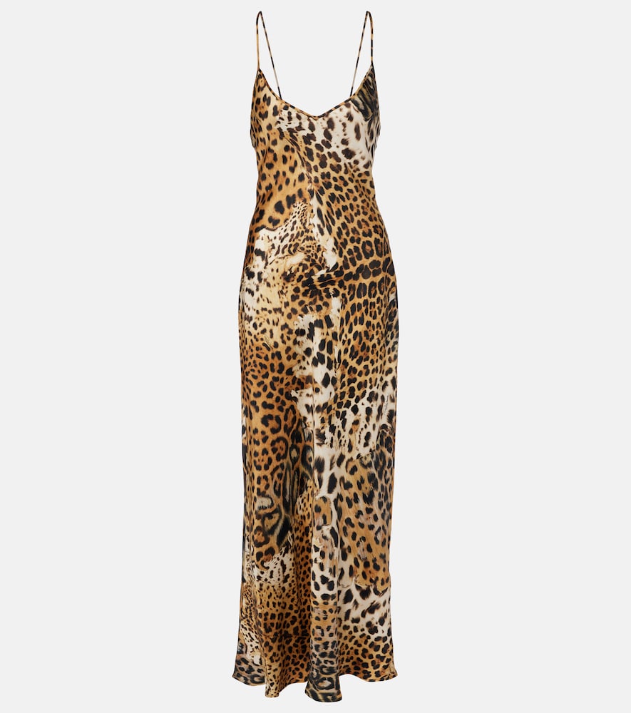 Slipdress Jaguar aus Seidensatin