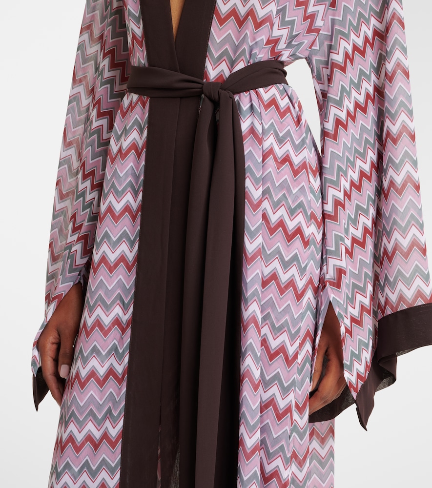 Bananhot Jim chevron cotton beach cover-up | Thumbnail 3