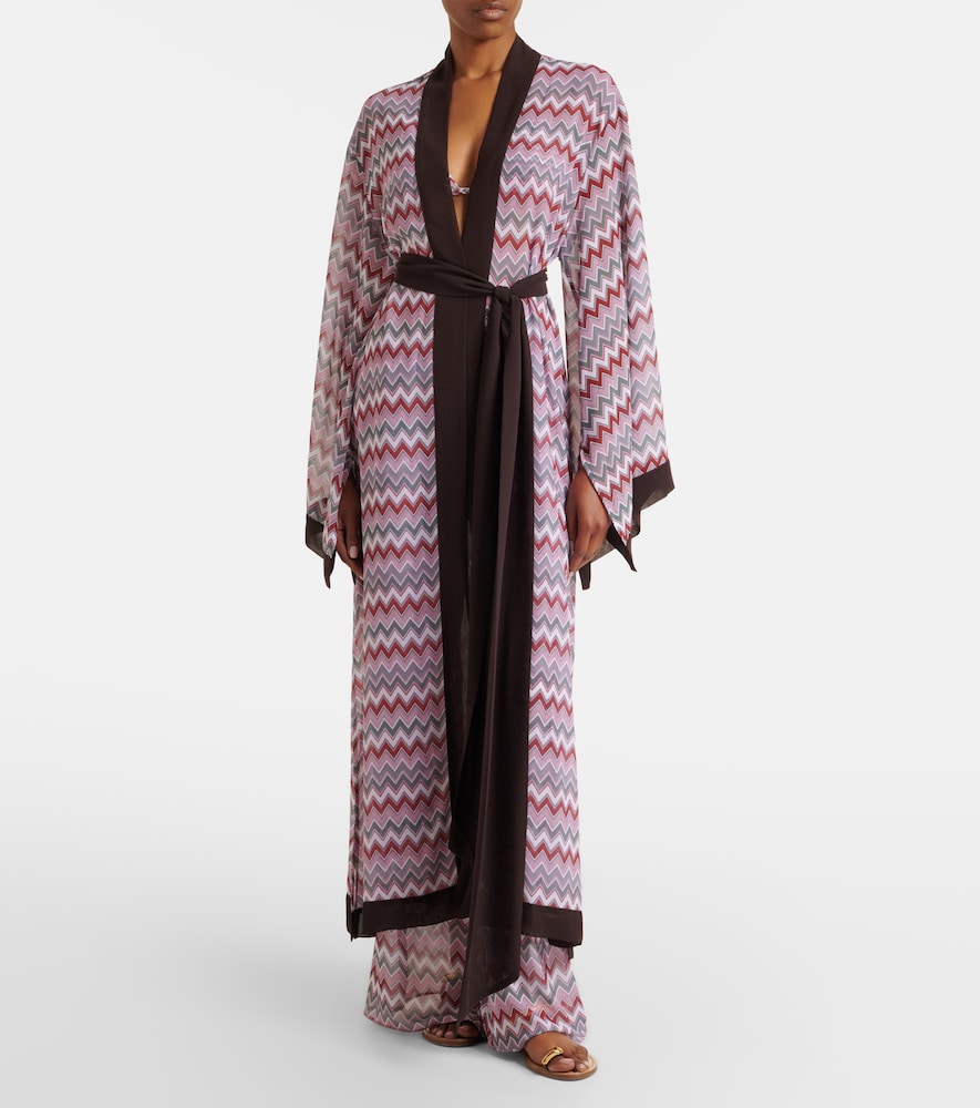 Bananhot Jim chevron cotton beach cover-up | Thumbnail 2
