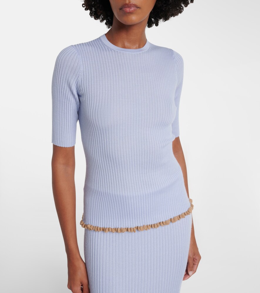 Gabriela Hearst Mireya cashmere and silk top