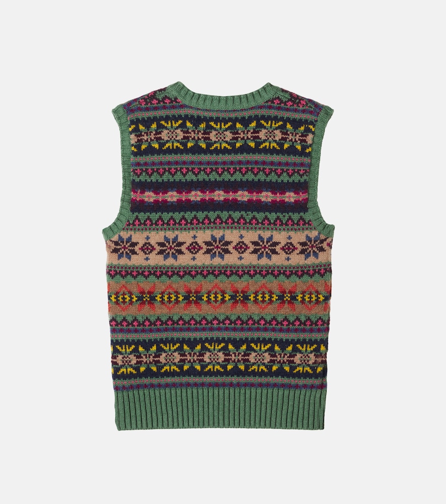  Polo Ralph Lauren Kids Polo Ralph Lauren Kids Pullunder Fair Isle Aus Einem Baumwollgemisch 
