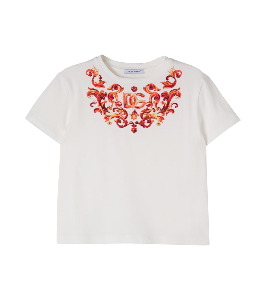 T-shirt DG Majolica in cotone