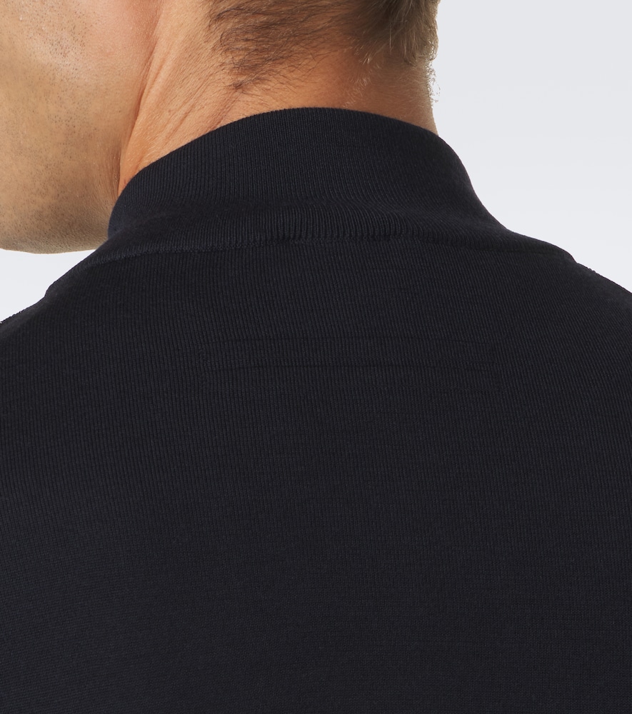 Wool Zip-Up Cardigan