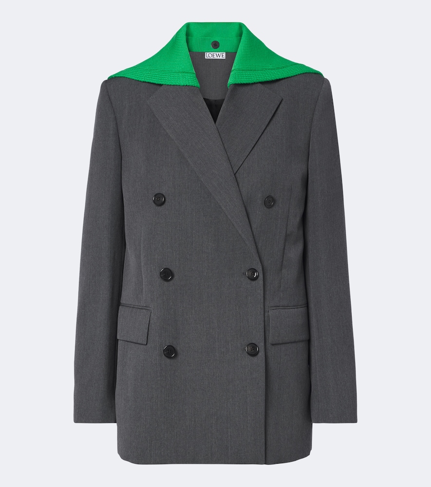 Blazer in lana doppiopetto