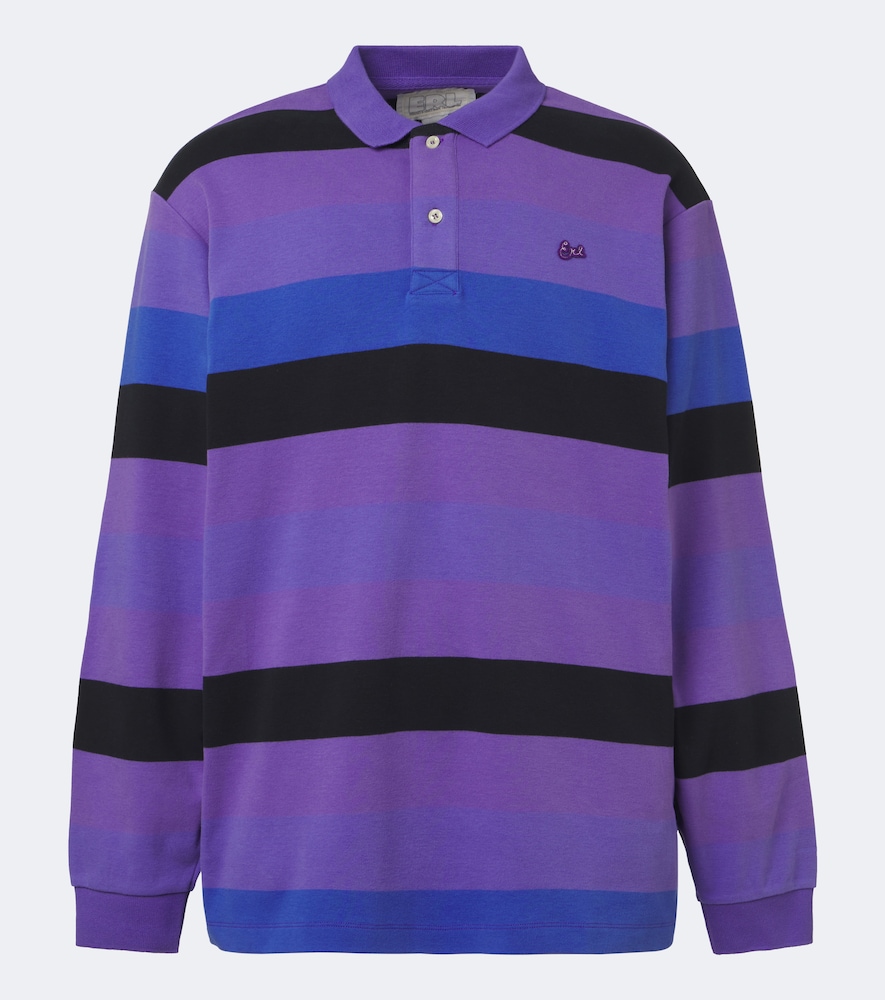 ERL Polo en coton à rayures